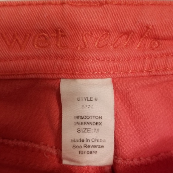 Wet Seal Coral jeans - Picture 3 of 3